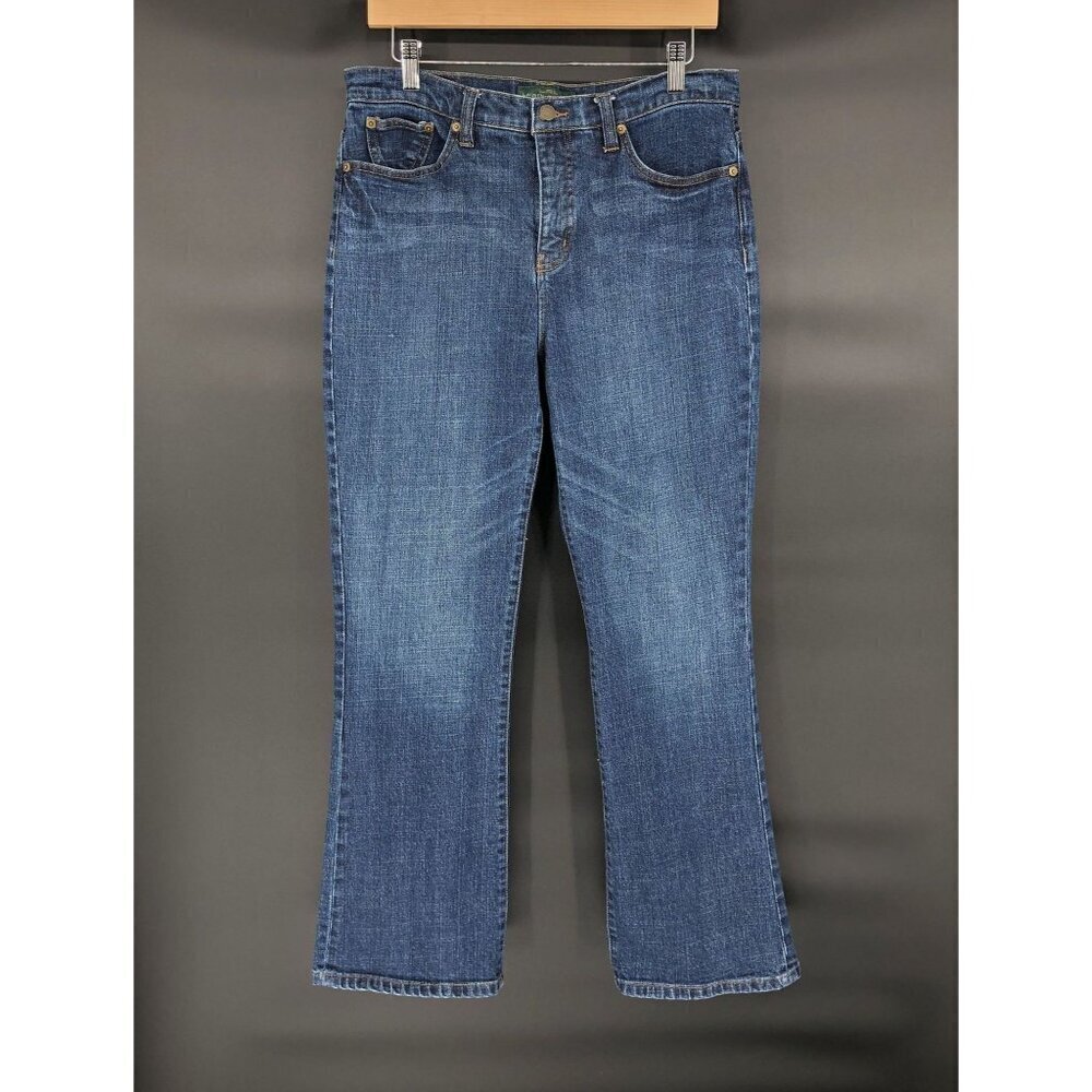 Lauren Ralph Lauren Women Classic Bootcut Jeans Size 8 Medium Wash Denim Cowgirl